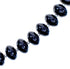 Sterling Silver Onyx Bead Necklace KX120982